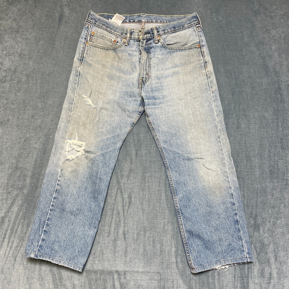 Levi's Jeans Mens 34x29 Blue Denim Cotton Non Stretch 5 Pockets All Seasons
